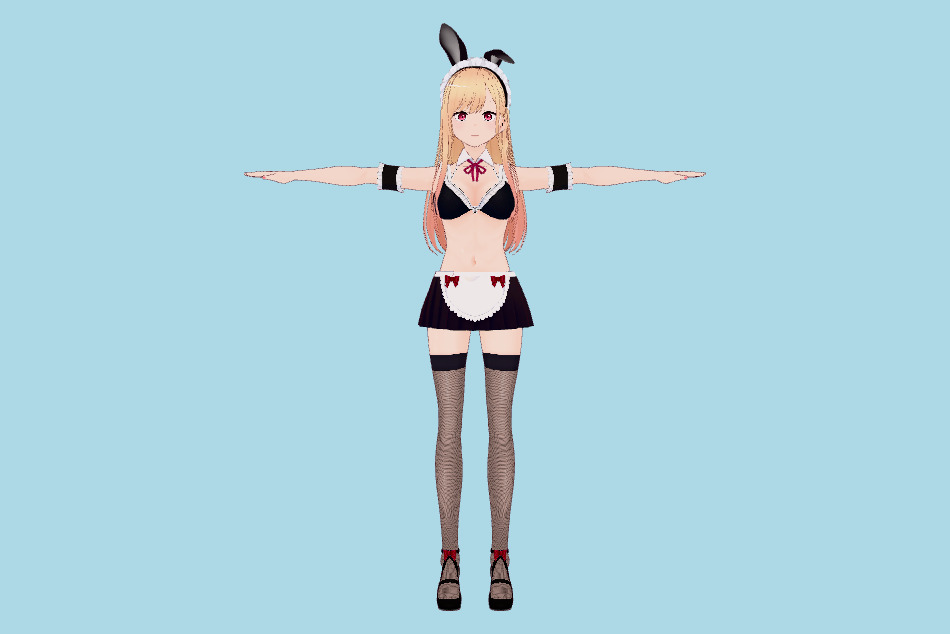 Marin Kitagawa Girl VRM 3d model