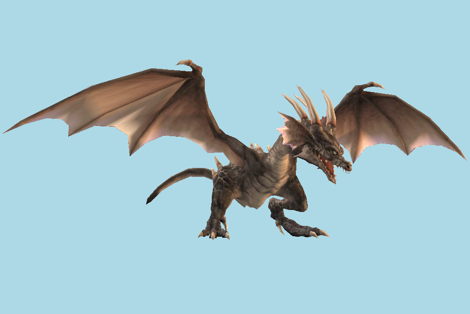 Slavic Dragon 3d model