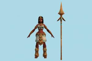 Nidalee Woman woman, girl, female, people, human, character, jungle, indian, queen, fantasy
