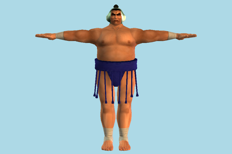 Tekken Ganryu Tag Tournament 3d model