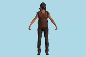 TLOU Tess ellie, tlou, the_last_of_us, girl, female, woman, lady, people, human, character, diver