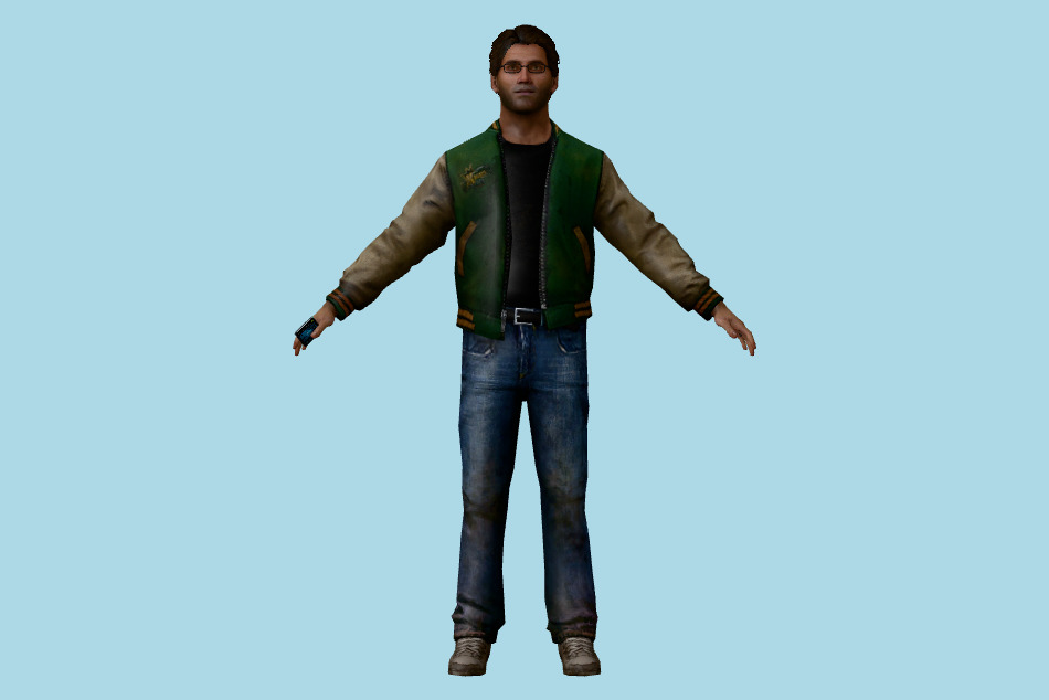 Silent Hill: Shattered Memories - Harry Mason Drunk 3d model