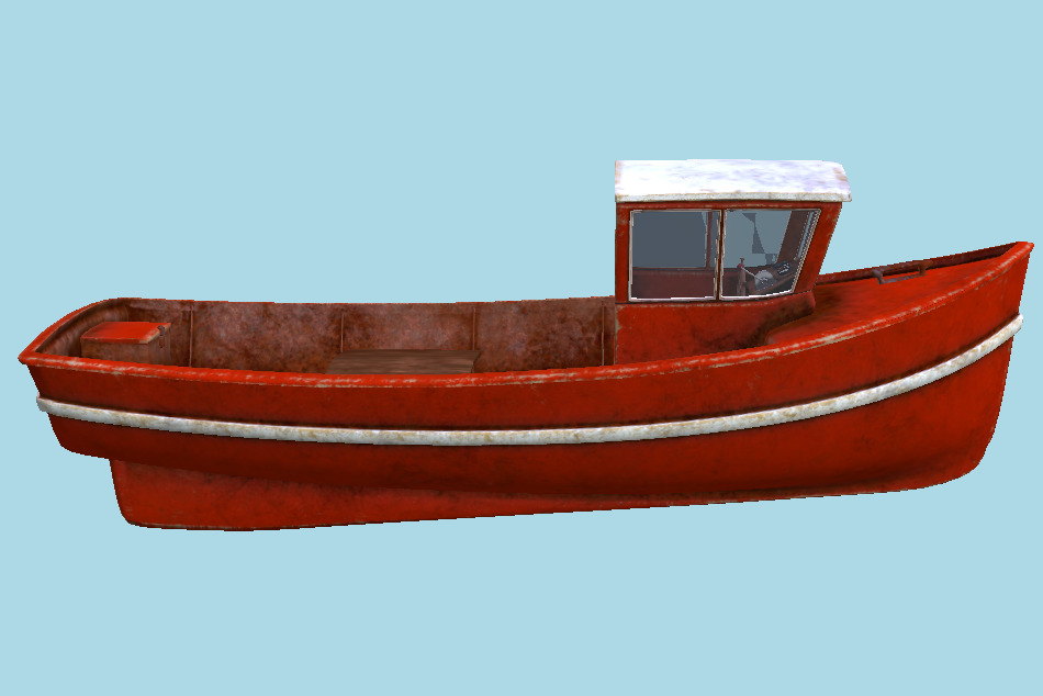 Boat 3d model