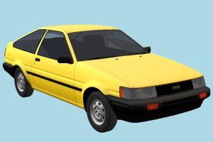 Toyota Corolla AE85 toyota, car, vehicle, transport, carriage