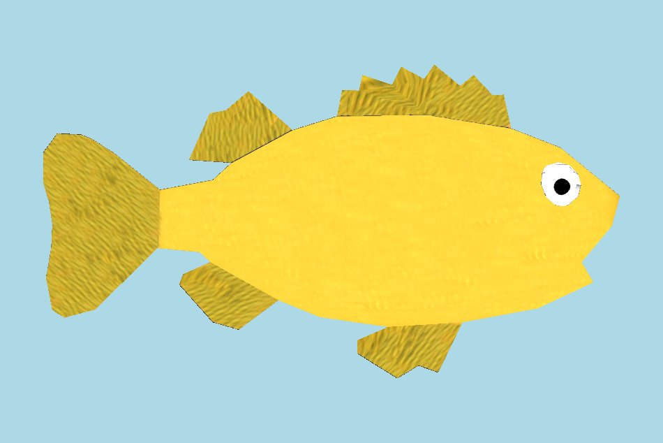 Goldfish 3d model
