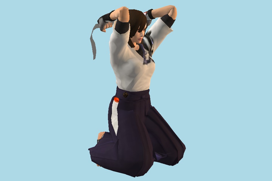Tekken 6 Asuka Kazama Pose 3d model