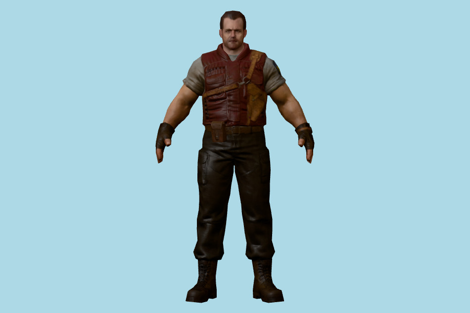 Resident Evil Survival Unit: Barry 3d model