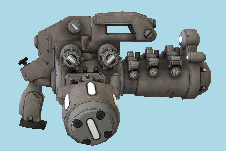 Ratchet & Clank Future: A Crack in Time Constructo Shotgun 3d model