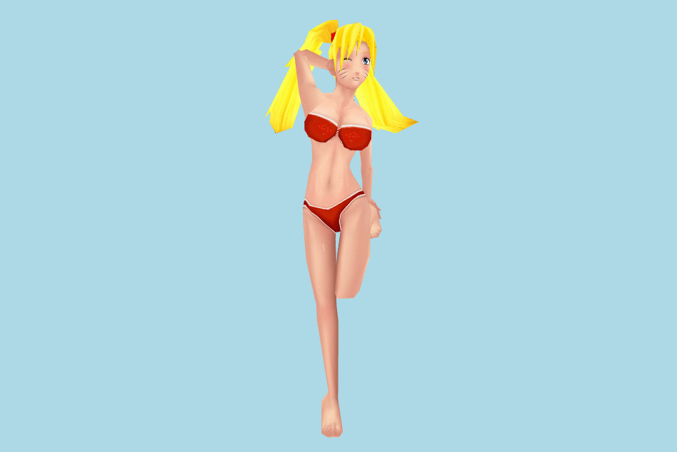 Orioke Girl HL MDL 3d model