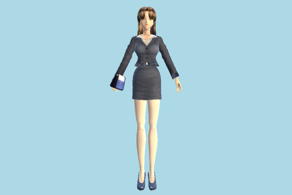 Girl 3d model