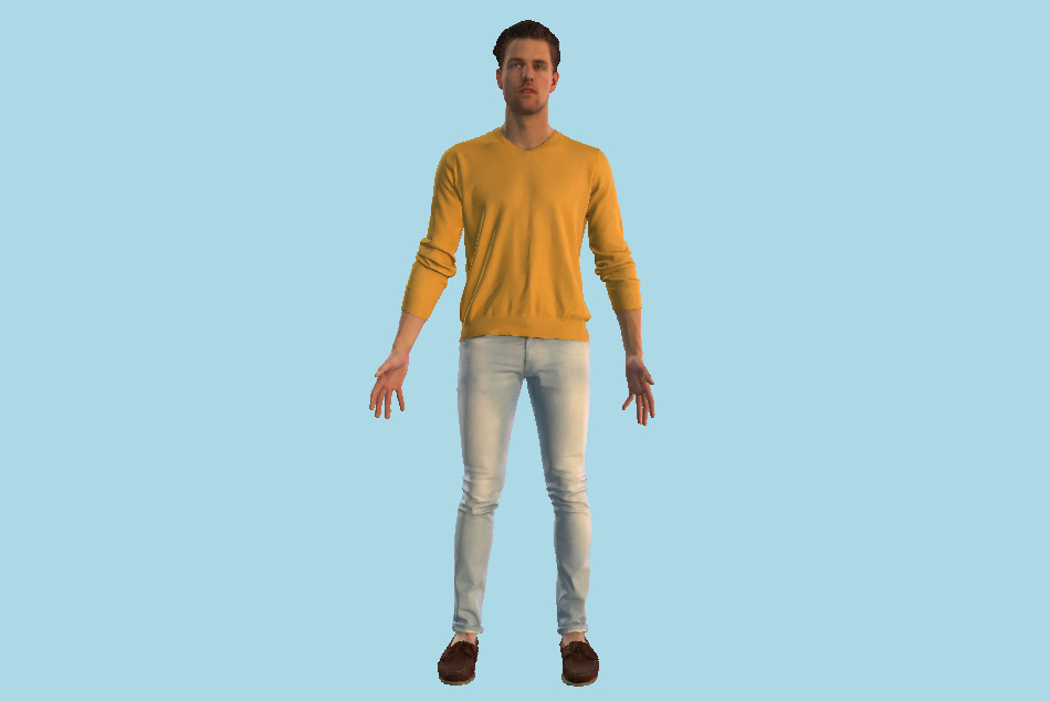 Casual Man 3d model