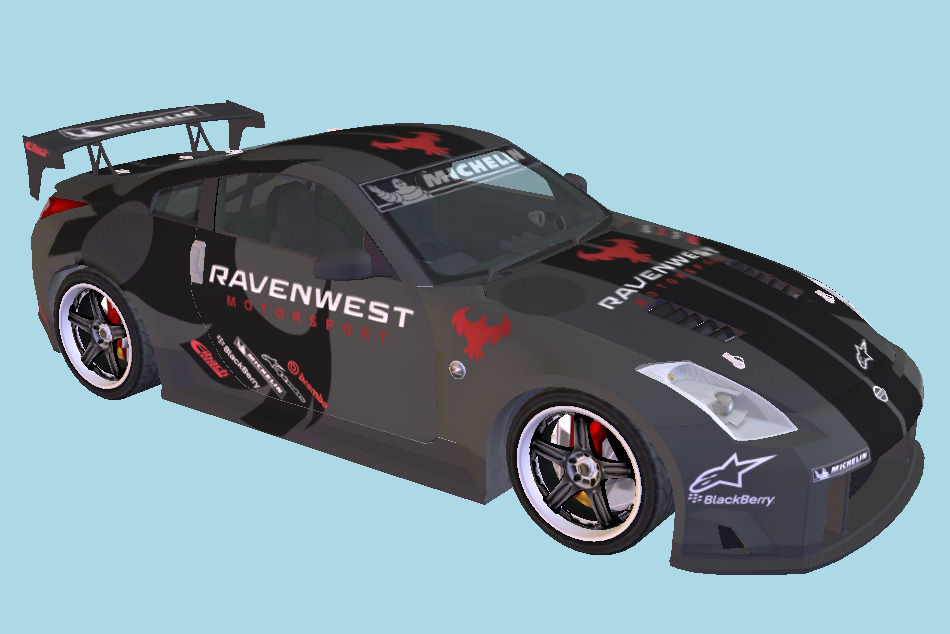 Nissan Car 350Z Z34 NISMO Drift Tuned 2004 3d model