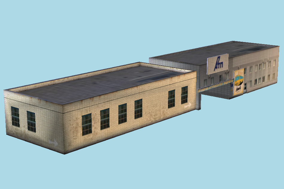 Bus Depot 3d model