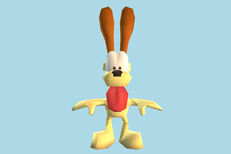 Garfield Gets Real Odie 3d model