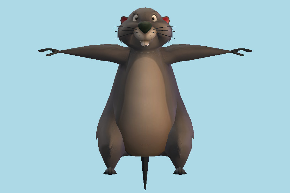 Kingdom Hearts 2 Gopher 3d model
