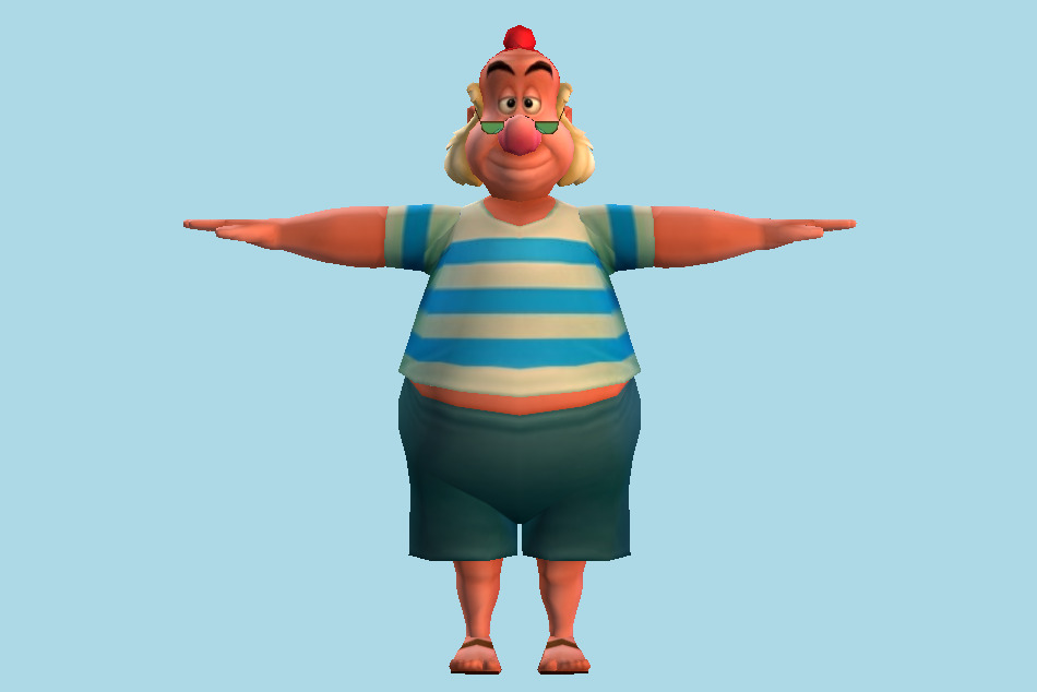 Kingdom Hearts Mr. Smee 3d model