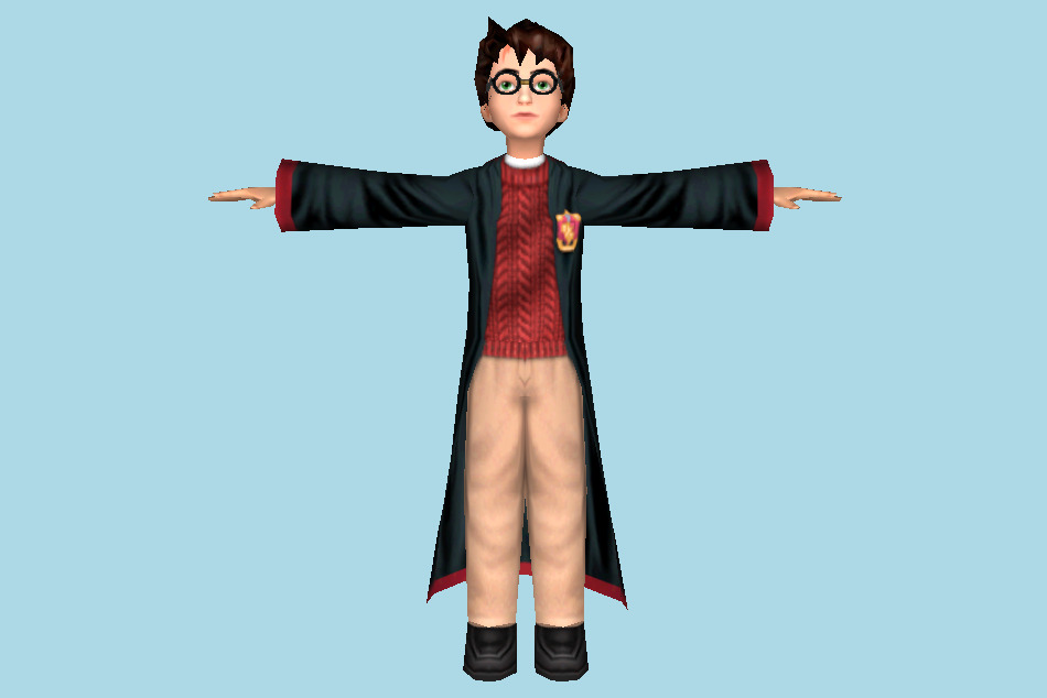 Harry Potter 3d model