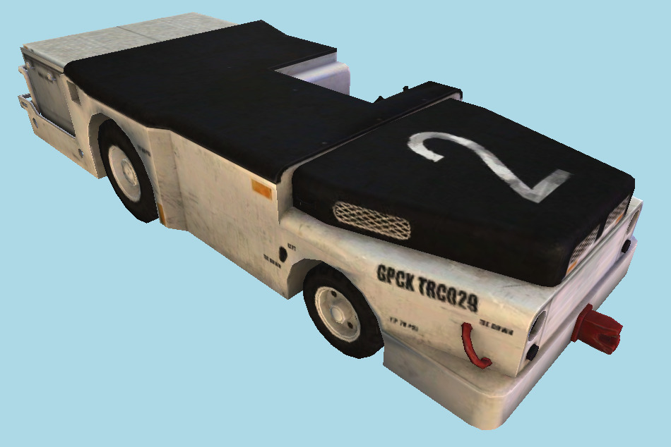 Pushback Car 3d model