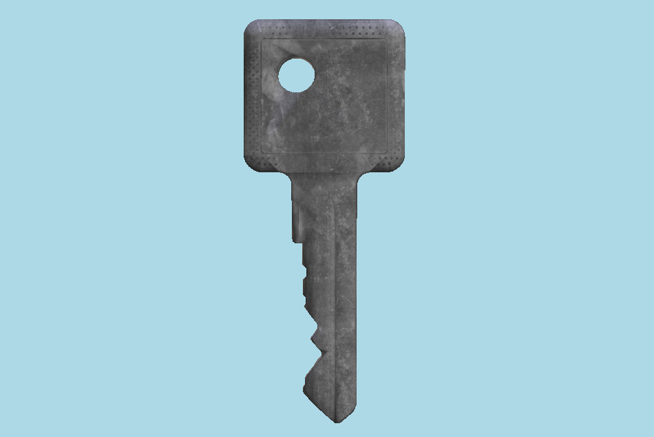 Simple Key 3d model
