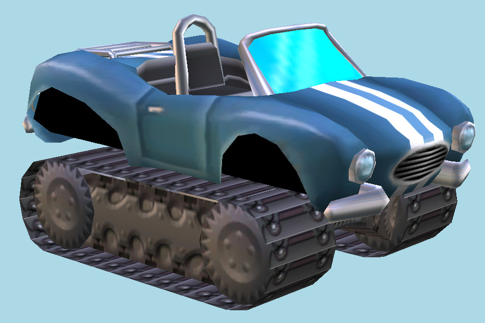 CTR Crash Tag Team Racing Car 3d model