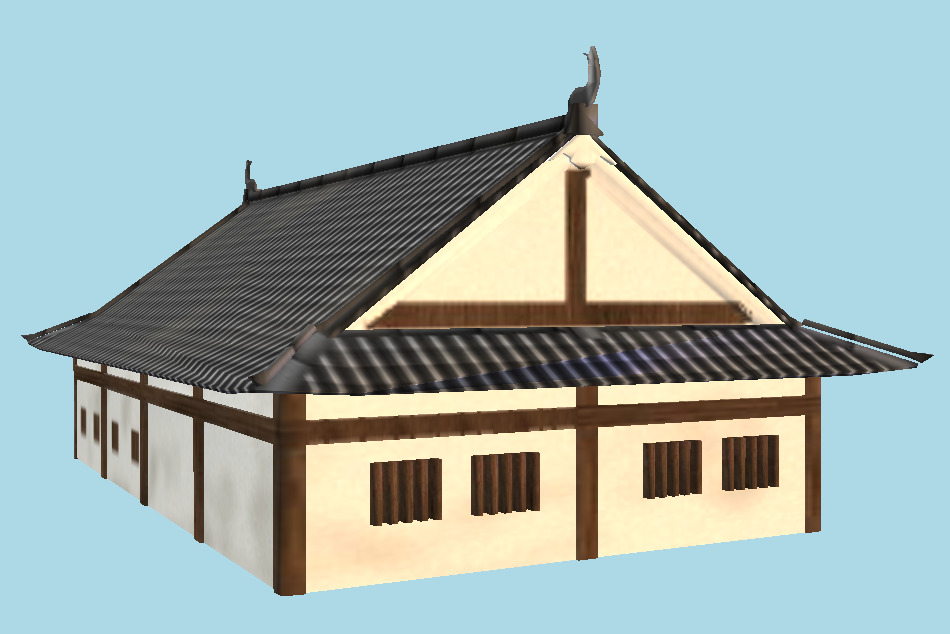 Tsuyama Castle 3d model