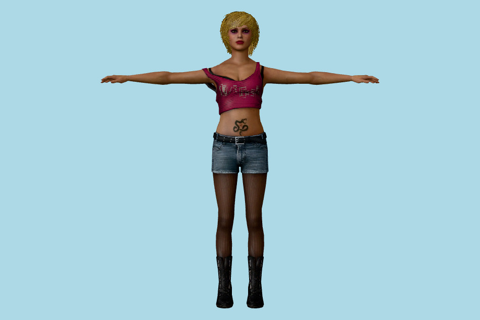 Silent Hill: Shattered Memories - Dahlia Mason Young 3d model