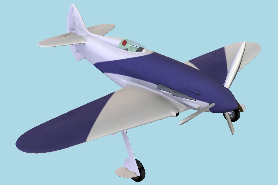 Napier Heston Type 5 Racer 3d model