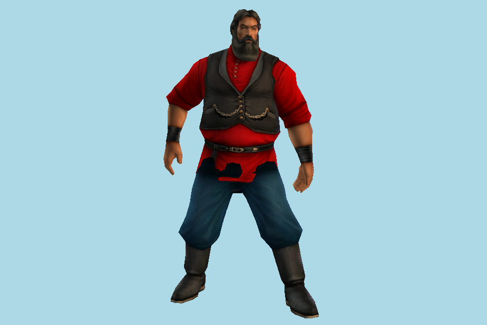 Alexander Character 3d model