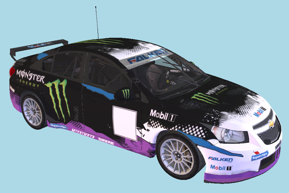Chevrolet Cruze Car WTCC 3d model