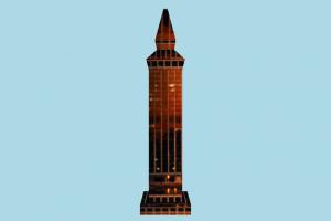Skyscraper skyscraper, city, building, tower, build, domicile, lowpoly, structure