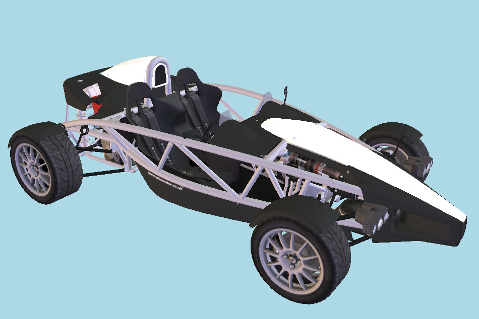 Ariel Atom 3.5 Buggy Car 3d model