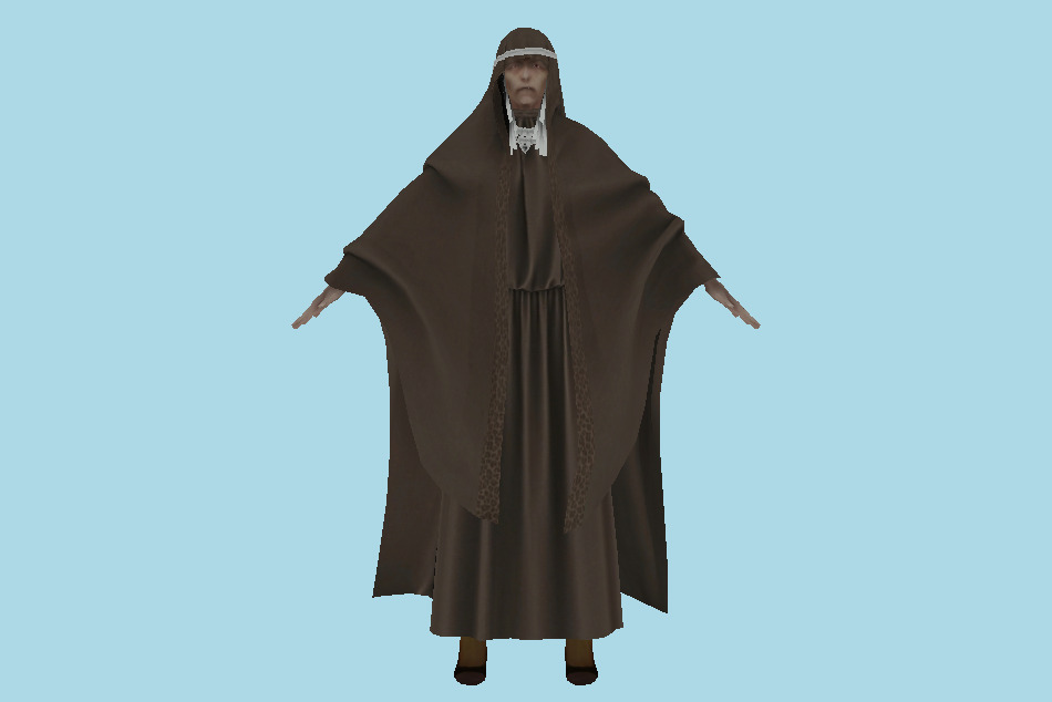 Scary Witch 3d model