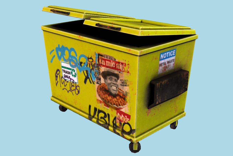 Dumpster 3d model