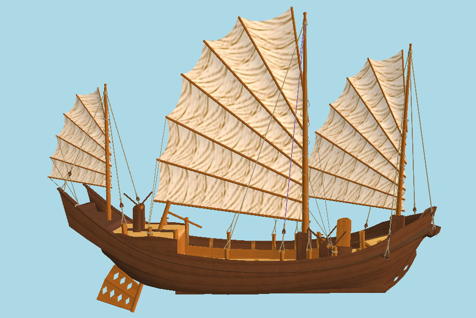 Galleon Ship 3d model