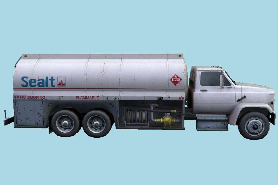 Airport Aviation Fuel Truck 3d model