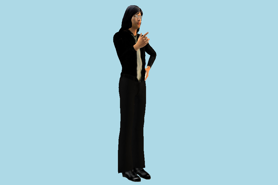Lady Robbi Spencer 3d model