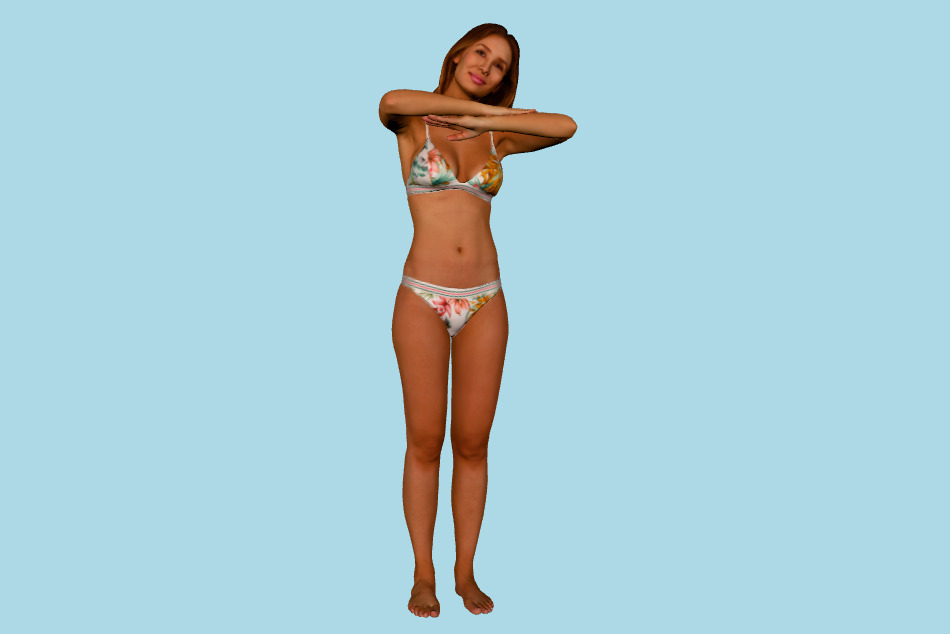 Sophia Posed Swimwear 3d model