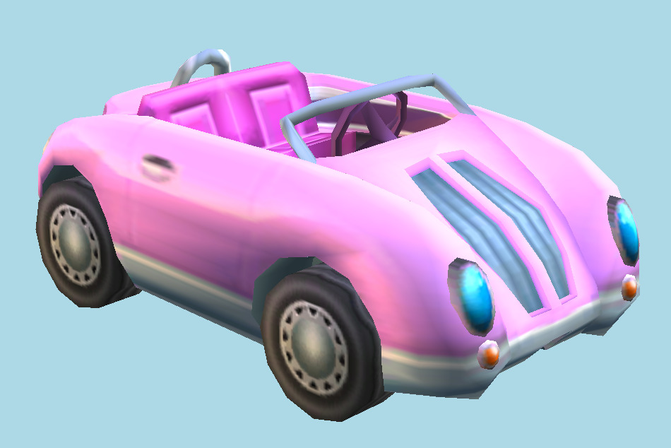 CTR Crash Tag Team Racing Car 3d model