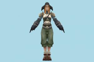 Bandersha girl, female, woman, people, human, character, fantasy