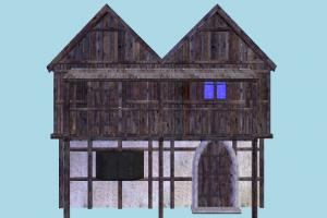 House house, home, building, medieval, build, apartment, flat, residence, domicile, structure