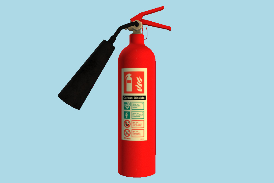 Fire Extinguisher 3d model