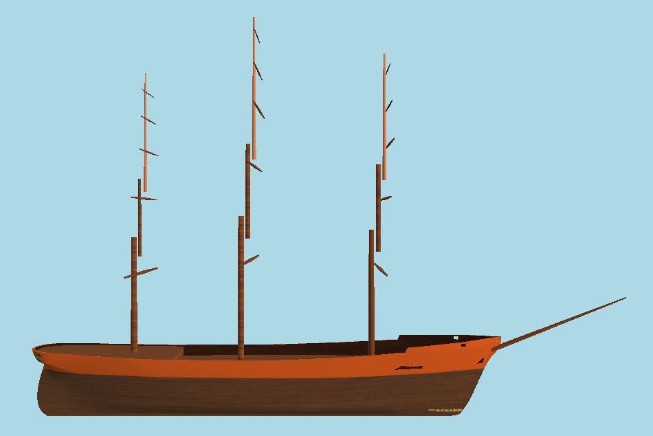 Boat 3d model