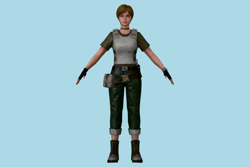 Resident Evil Survival Unit: Rebecca 3d model