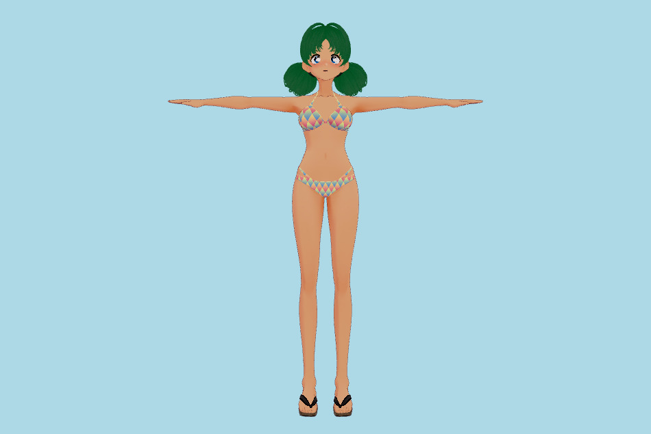 Natsumi Girl VRM 3d model