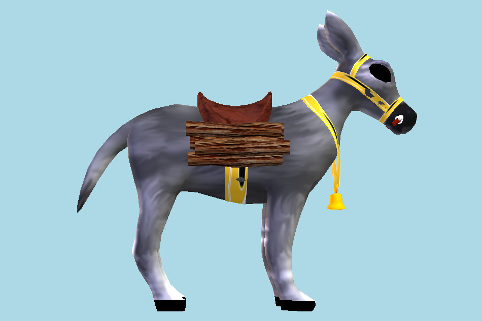 Donkey 3d model