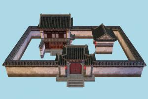 Japanese Castle castle, japanese, house, chinese, home, building, build, residence, domicile, structure