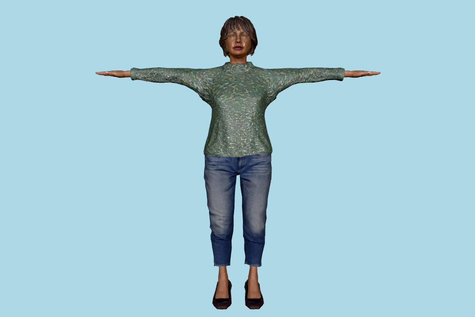 Casual-F-0071 3d model