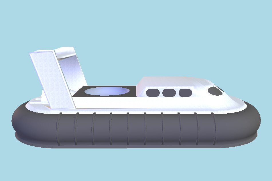 Toy Hovercraft 3d model