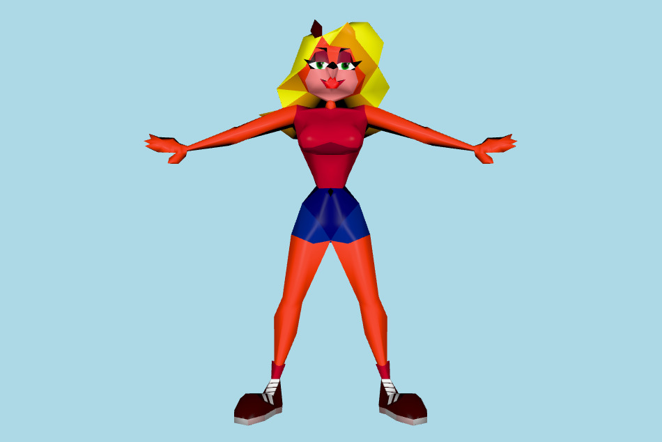Crash Bandicoot - Tawna 3d model