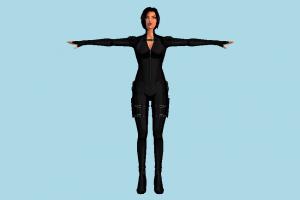 Hana woman, girl, lady, female, people, human, character, cartoon